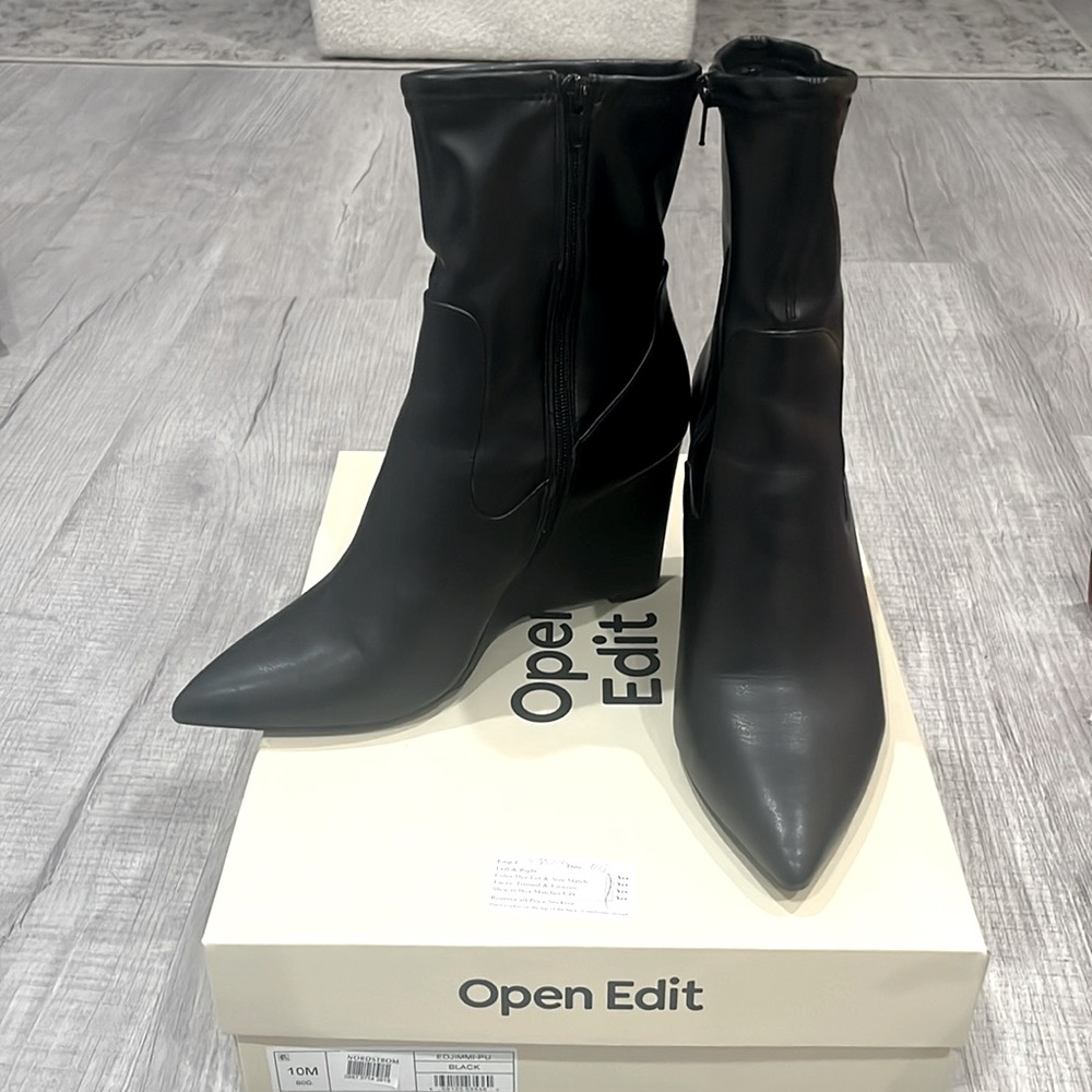 🖤Pen Edit Wedge Boot🖤 - Picture 2 of 12